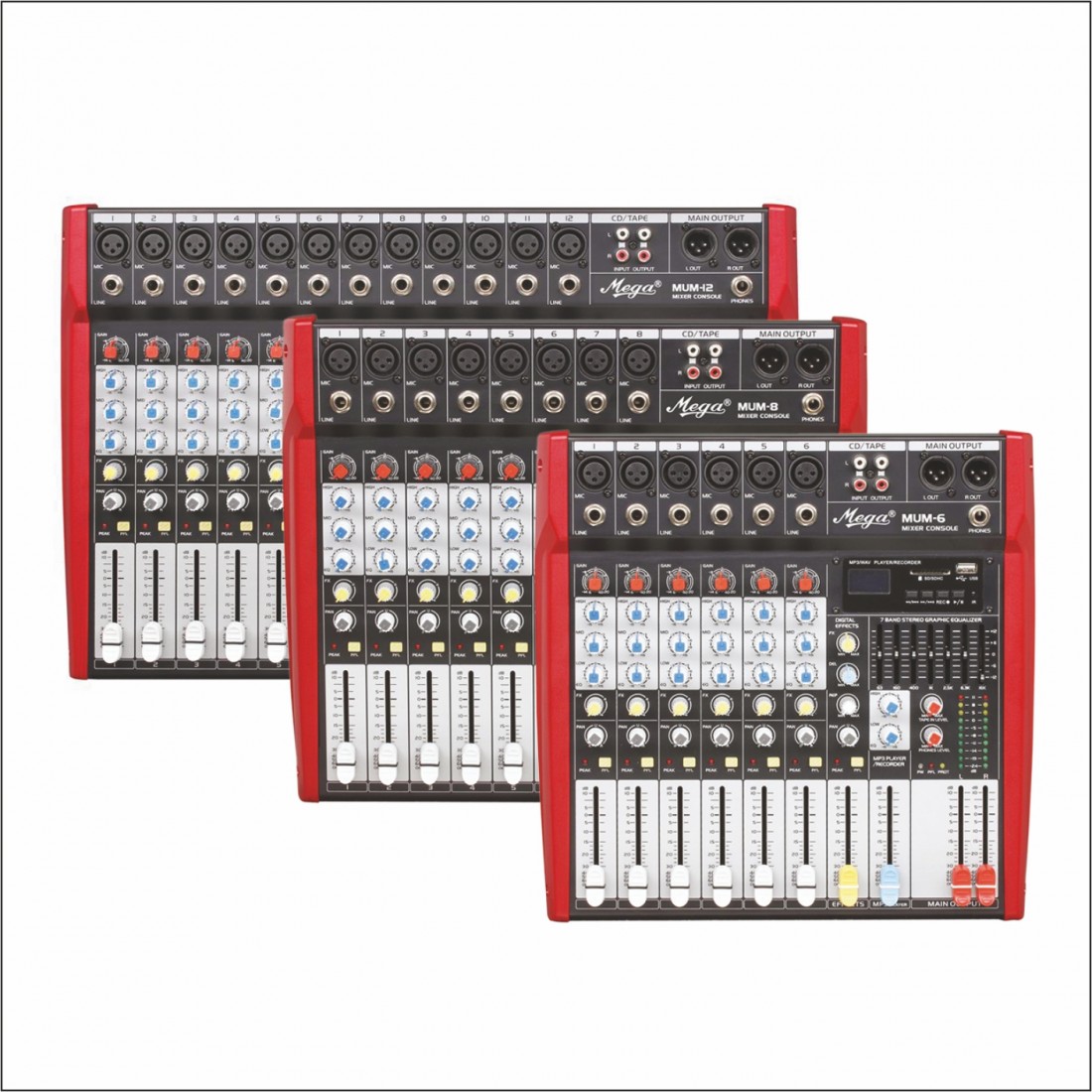 Mixer / P.A. Mobile Amplifier Cum Siren